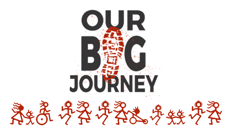 Our Big Journey logo - with lots of different people taking part together